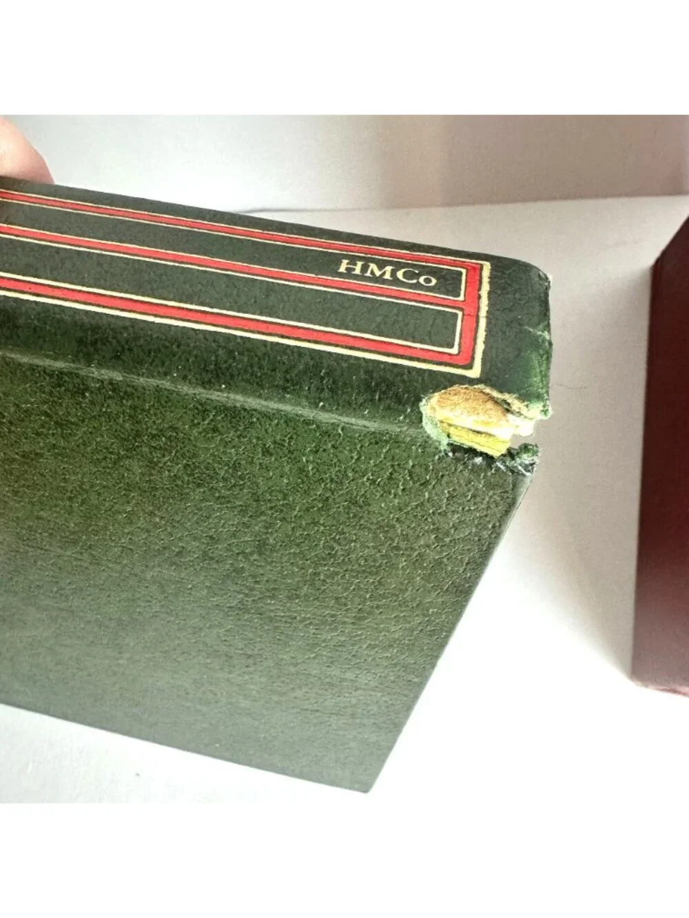 1974 Houghton Mifflin The Lord Of The Rings & The Hobbit  Leather Bound Book Set
